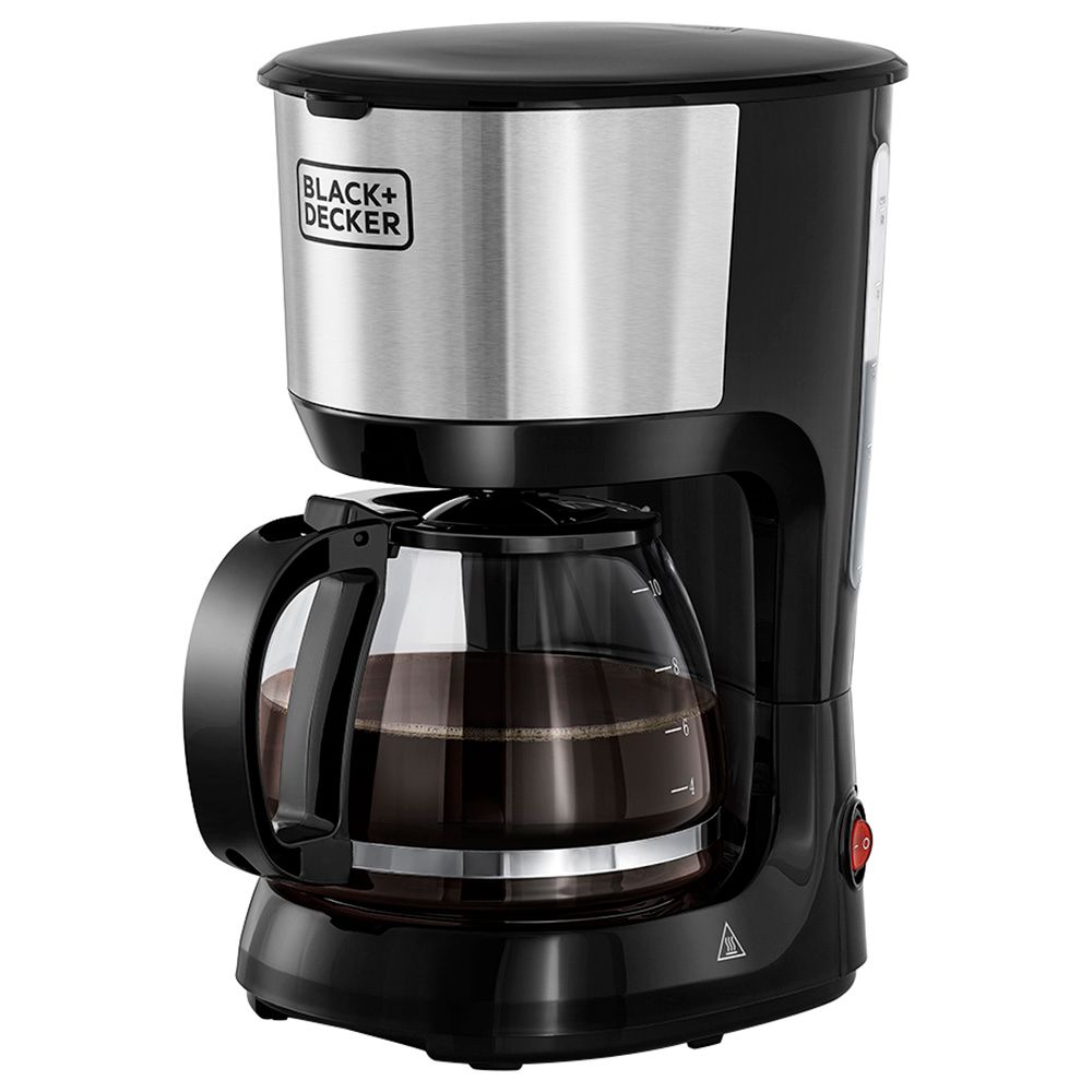 Black+Decker - 10 Cups Coffee Maker With Glass Carafe 1.25L