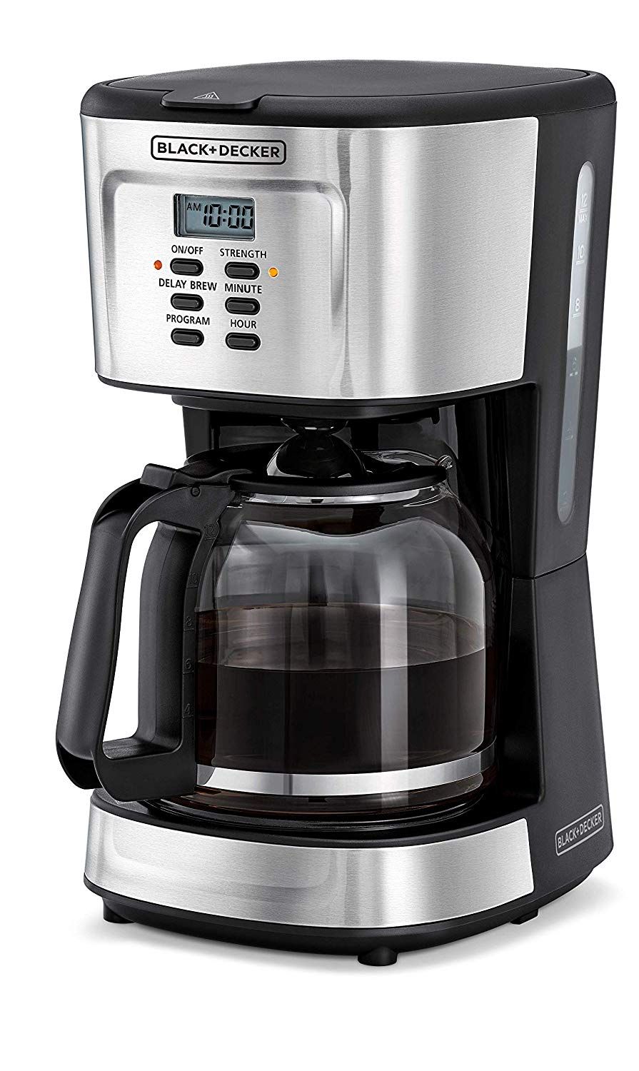 Black+Decker - 900W 12 Cup Coffee maker - Black