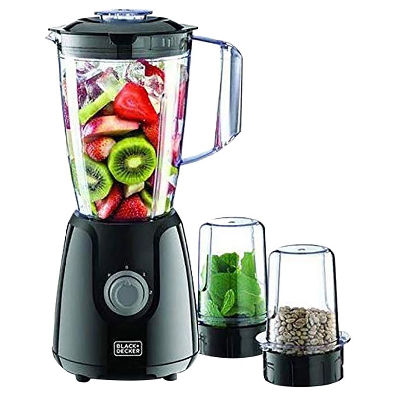 Black+Decker - 1.5L Blender w/ Grinder & Chopper Mill