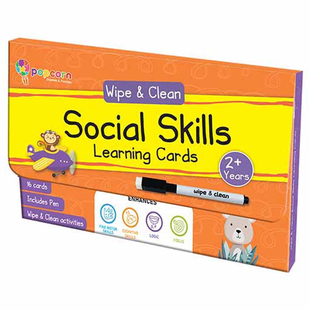  كتاب wipe & clean social skills 