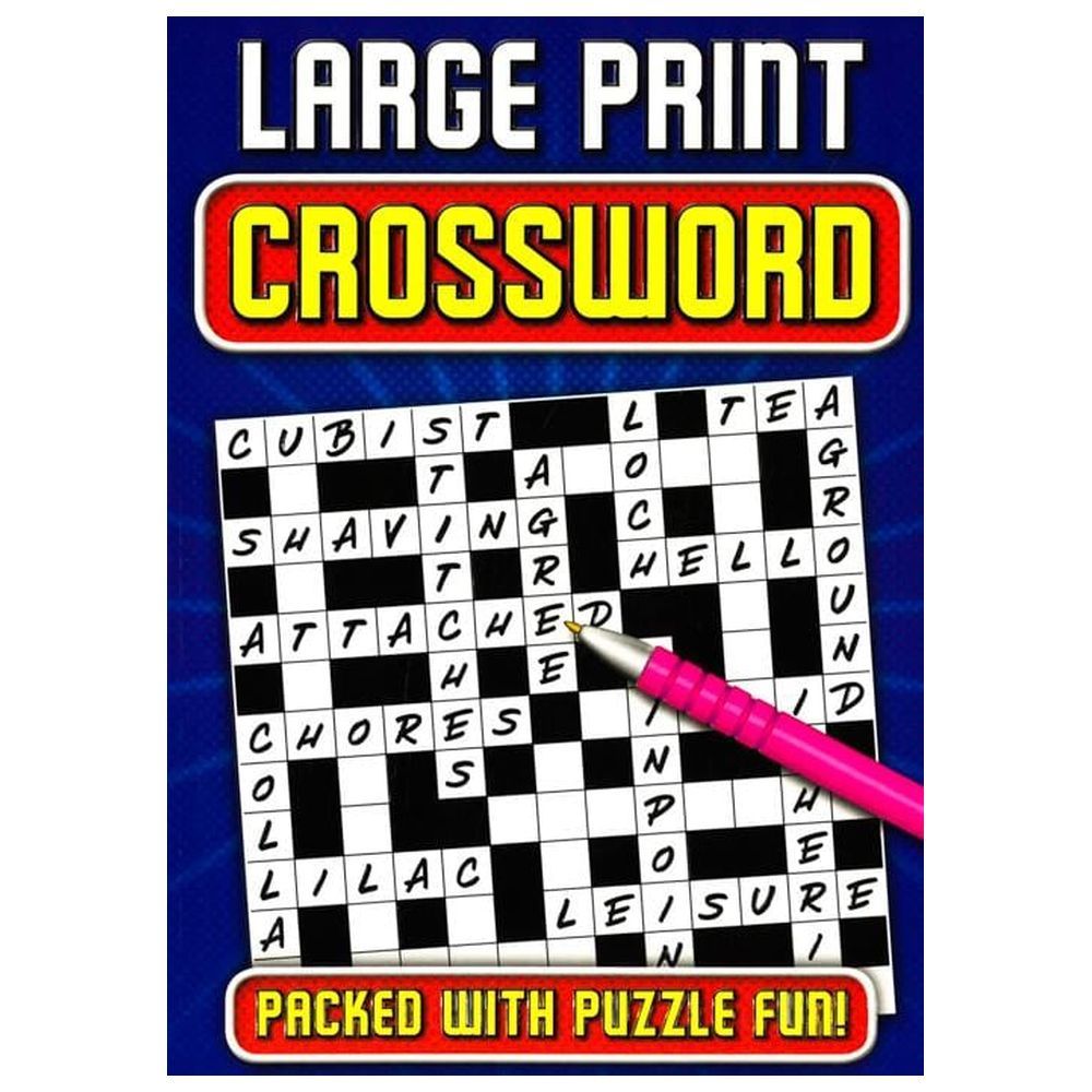  كتاب large print crossword