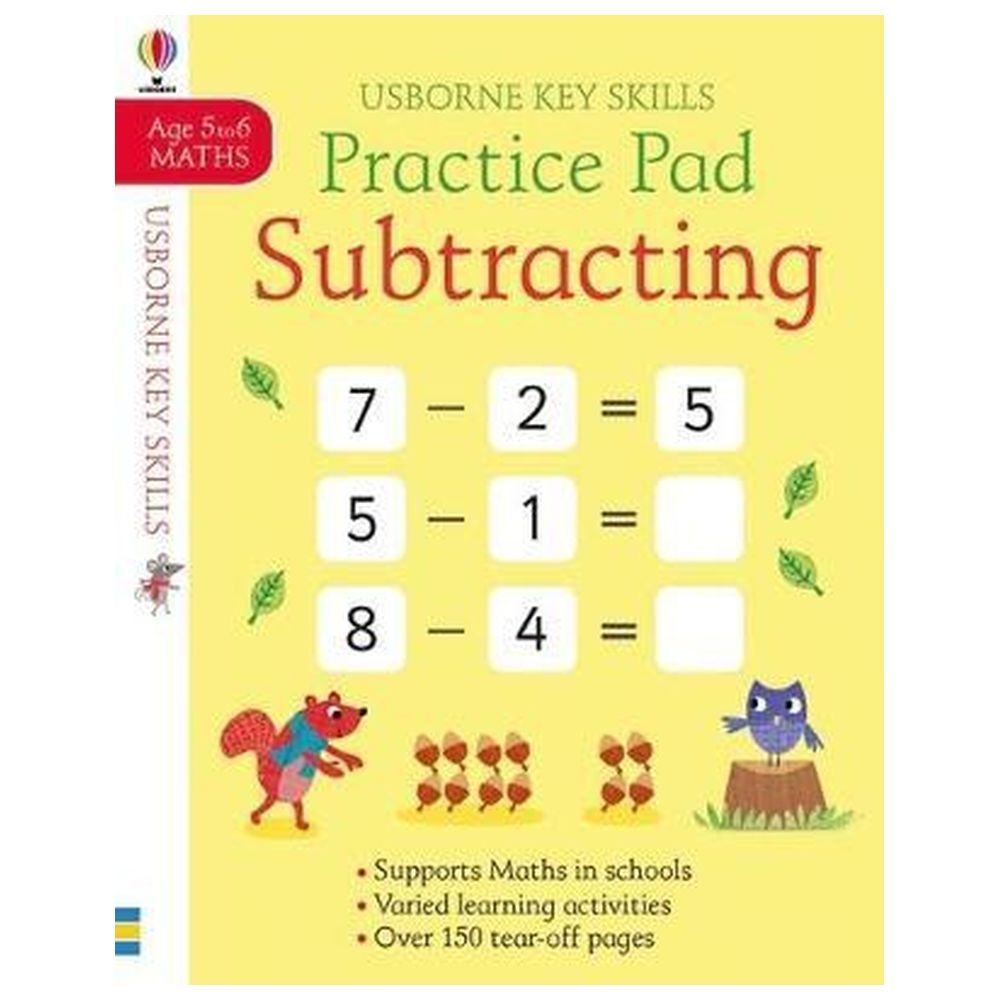 Usborne Books - Practice Book: Subtracting 5-6