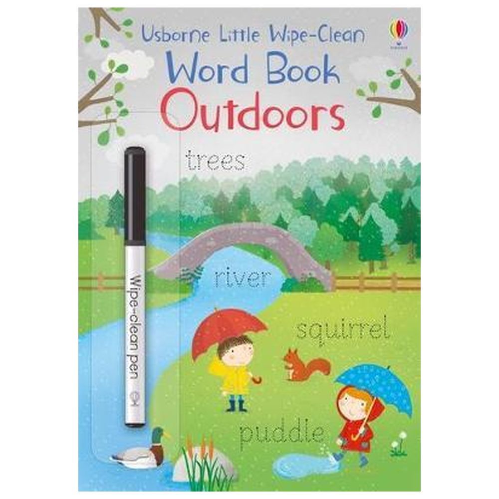 Usborne Books - Little Wipe-Clean: Word Books Outdoors