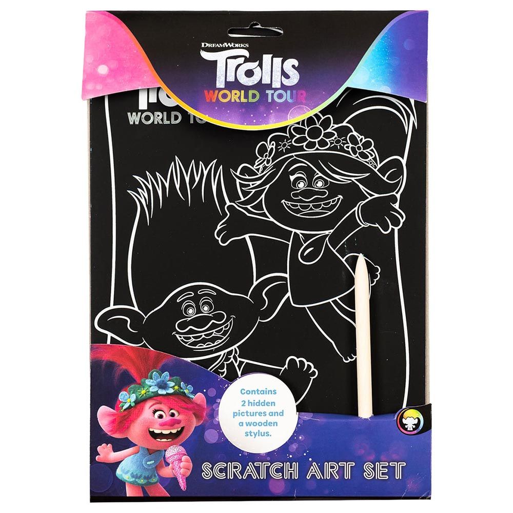 Alligator - Trolls 2 Scratch Art Set