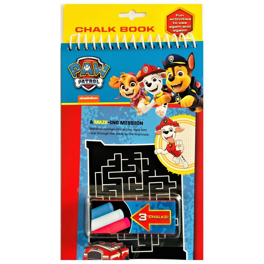 Paw Petrol Chalk Book