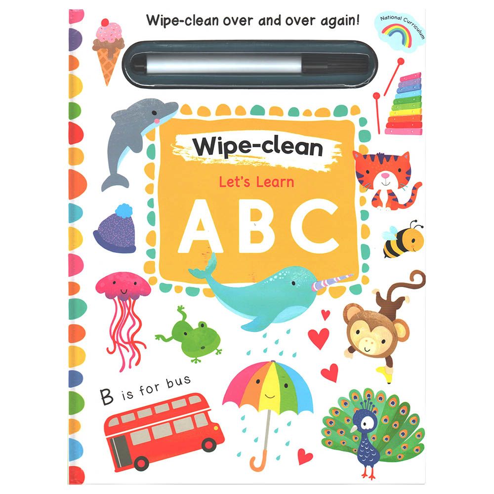 كتاب Wipe-Clean Lets Learn ABC