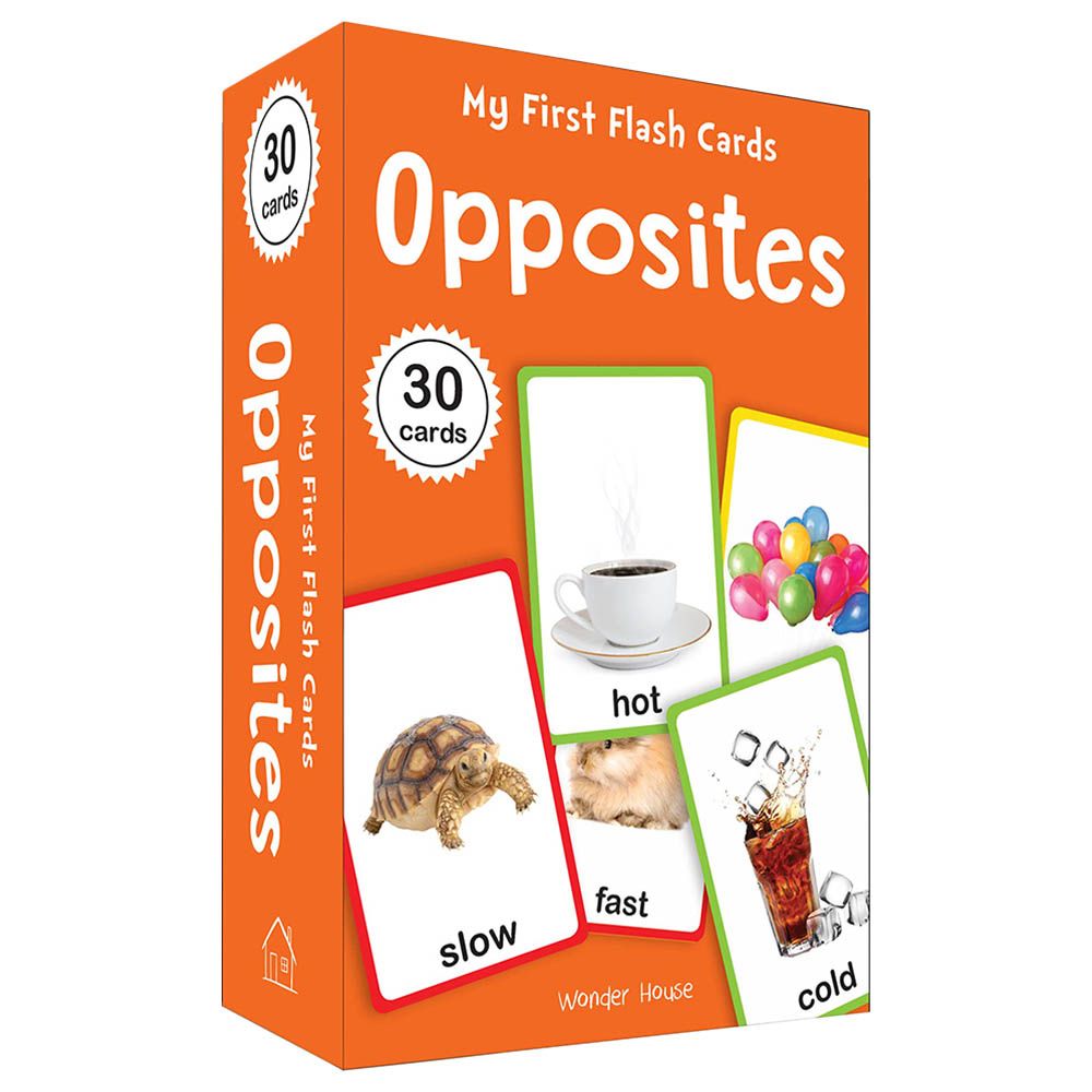  كتاب my first flash cards: opposites 