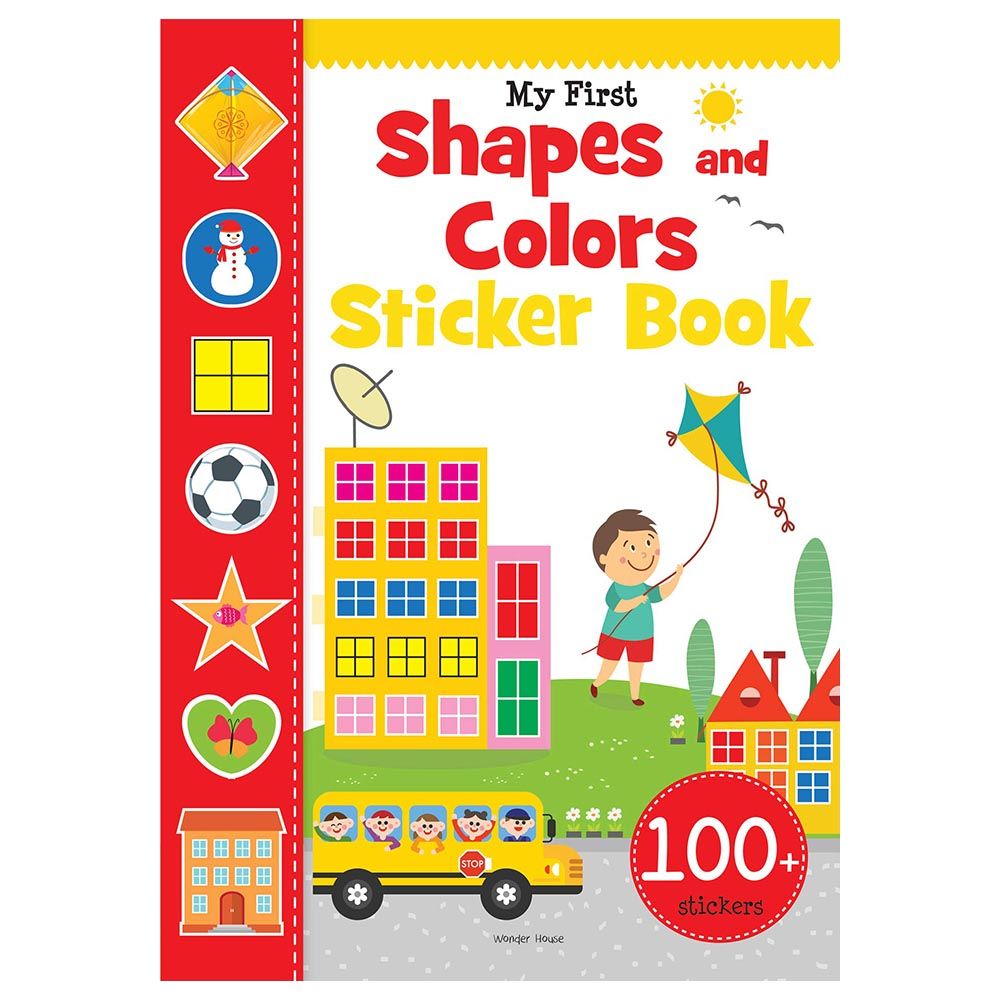 كتاب ملصقات My First Shapes And Colours Sticker Book