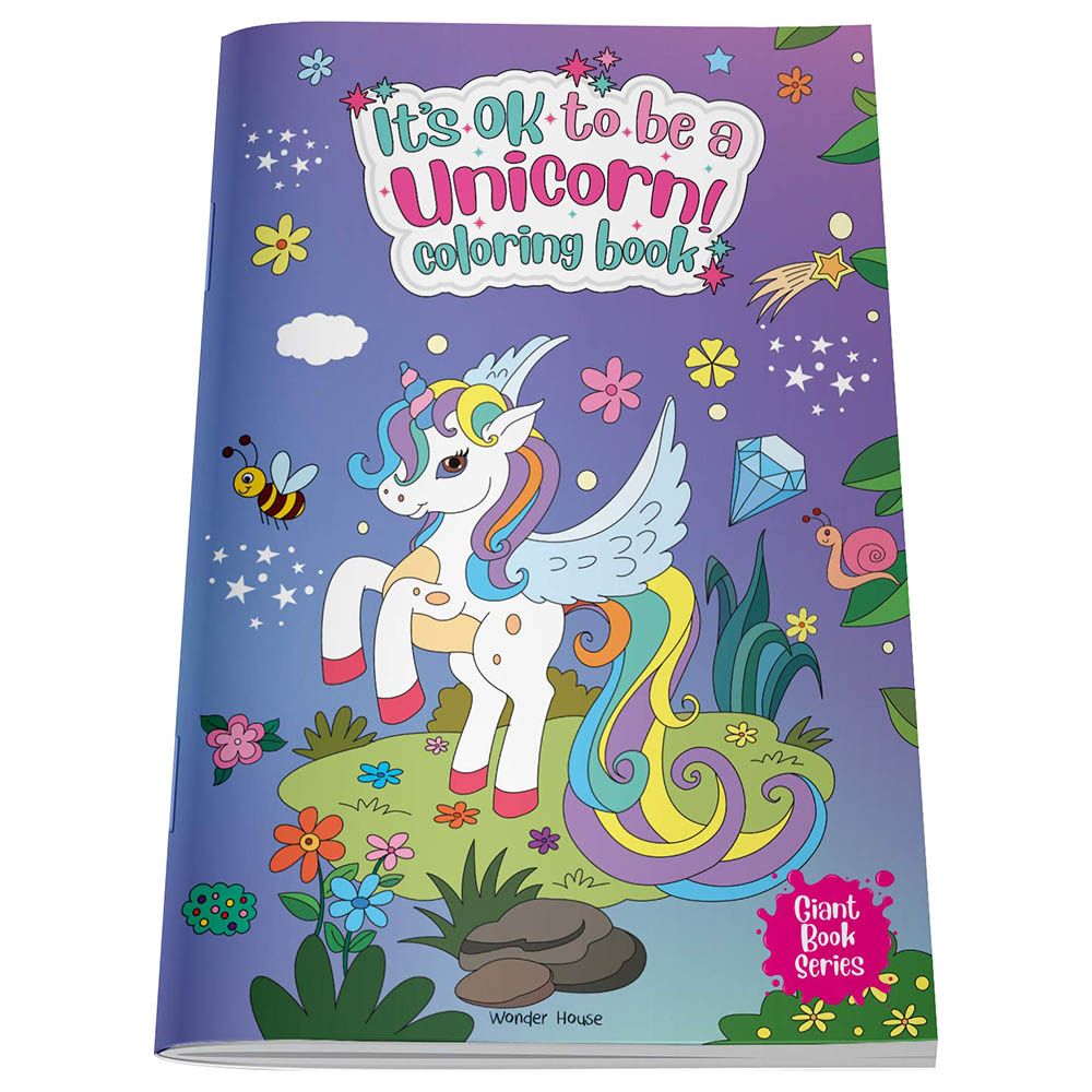 Giant Book Series Unicorn Coloring Book