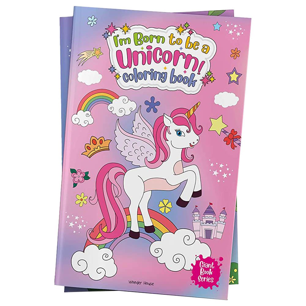 I Am Born To Be A Unicorn Coloring Book