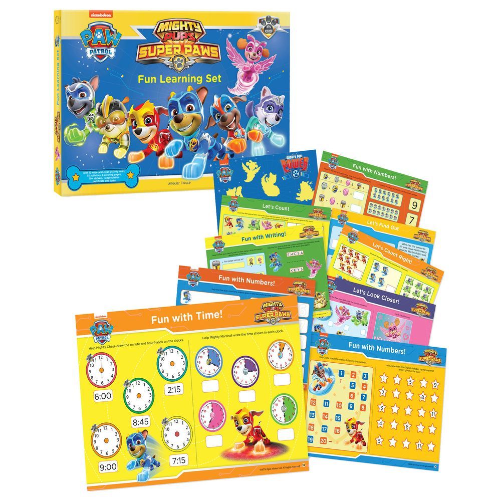 Mighty Pups Super Paws: Fun Learning Set