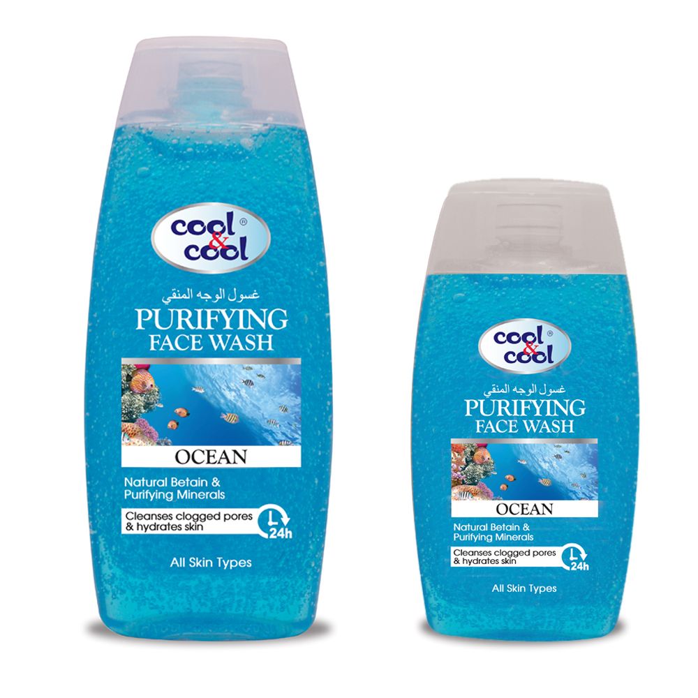 Cool & Cool - Purifying Face Scrub Ocean - 200ml + 100ml Free