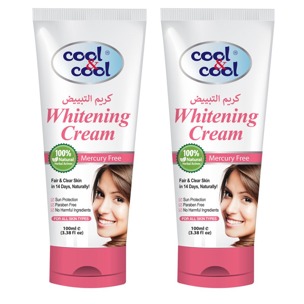 Cool & Cool - Whitening Cream for Women 100ml - Twin Pack