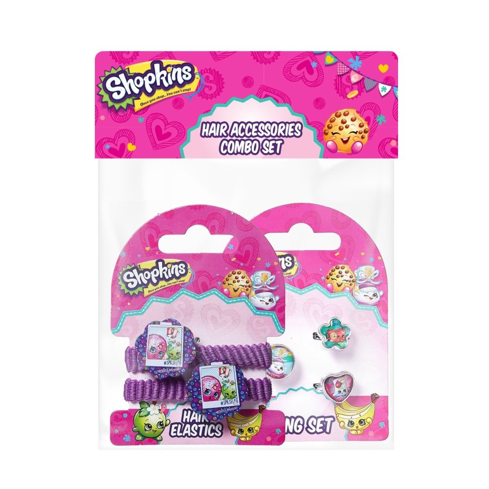 Shopkins - Pony Band Lavender  & Ring Multi-Color Combo