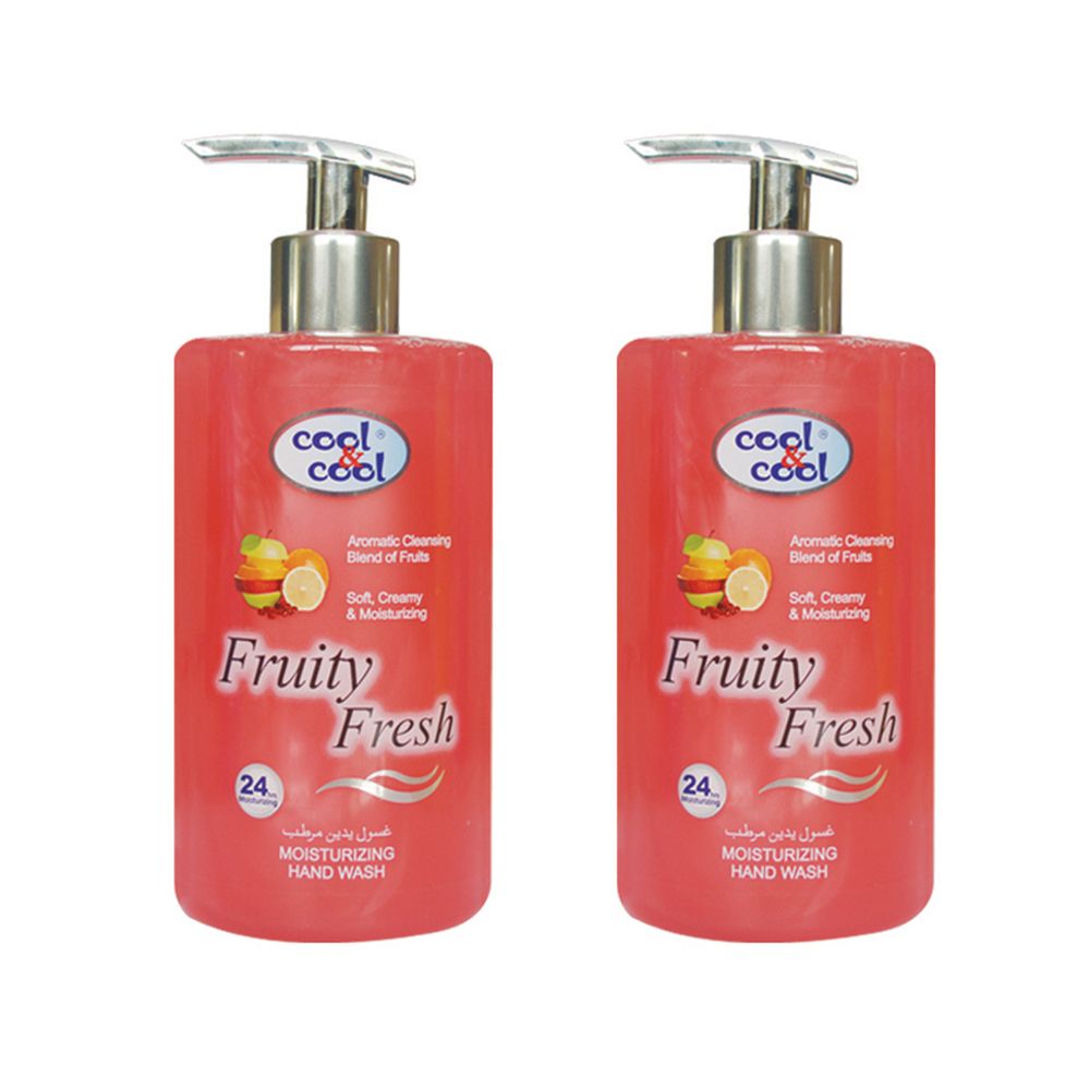 Cool & Cool - Fruity Fresh Hand Wash 500ml - Twin Pack