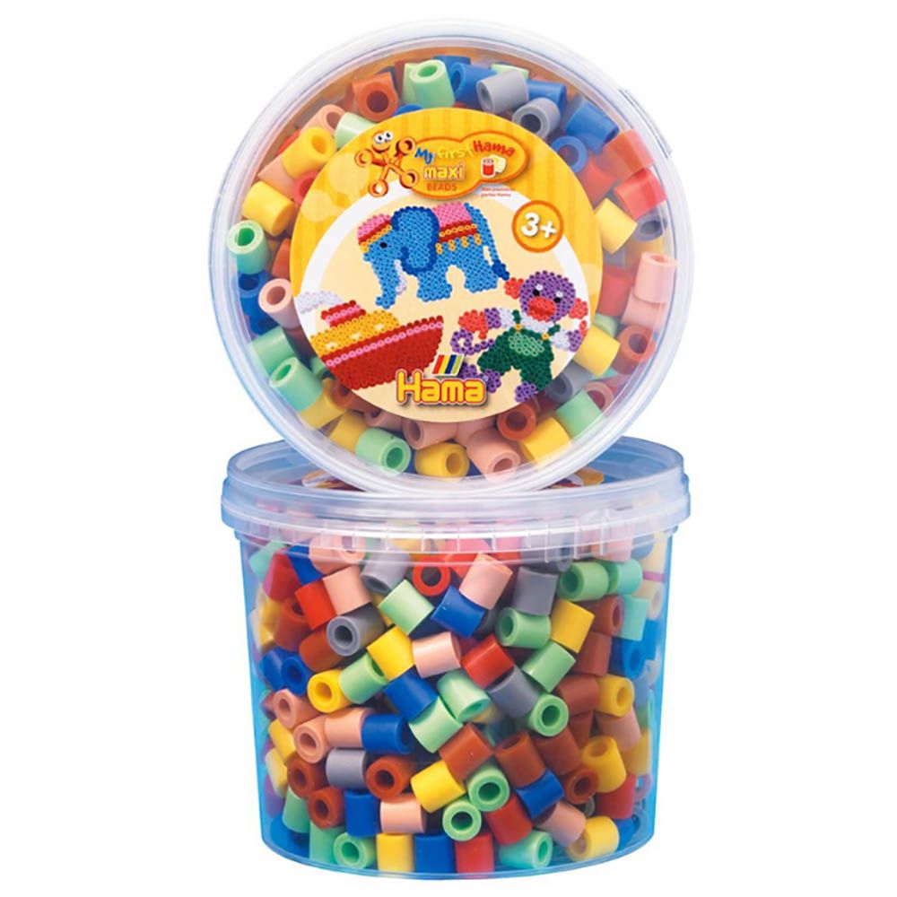 Hama - Maxi Beads In Tub - Mix