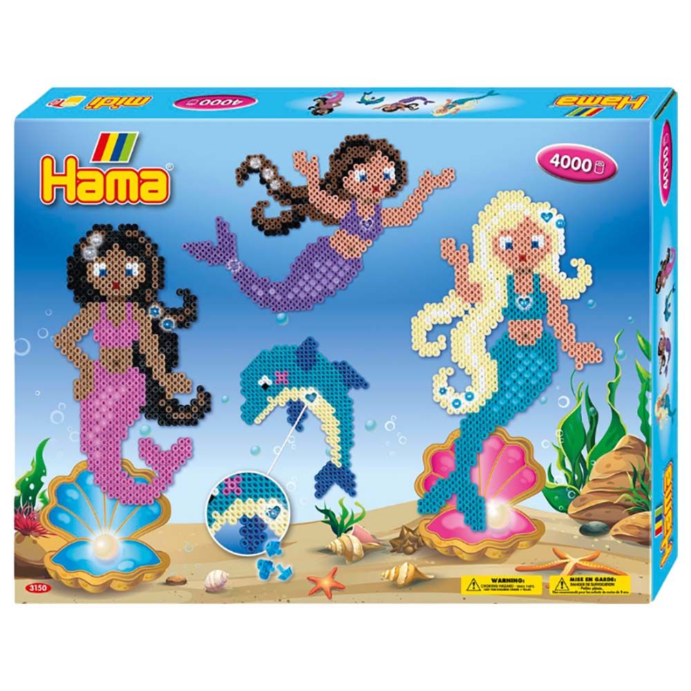 Hama - Midi Beads 4000pcs - Mermaids