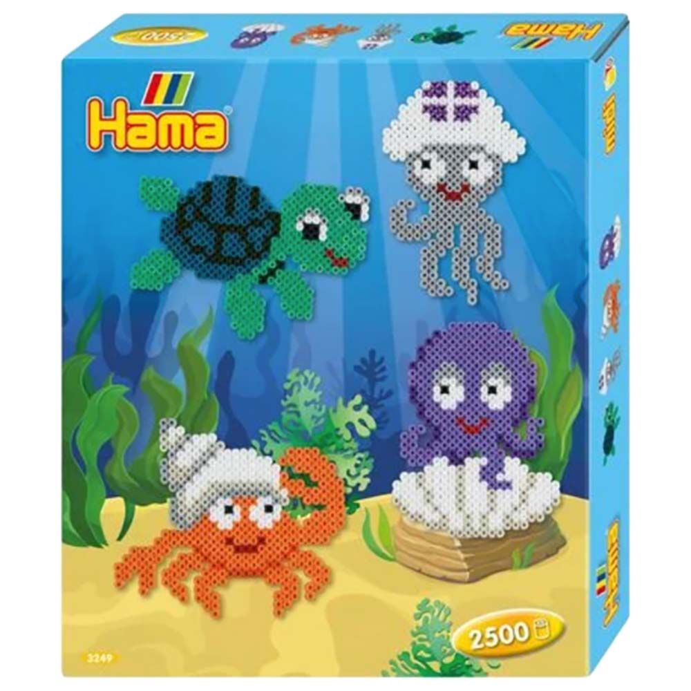 Hama - Midi Beads 2500pcs - Sea Creatures