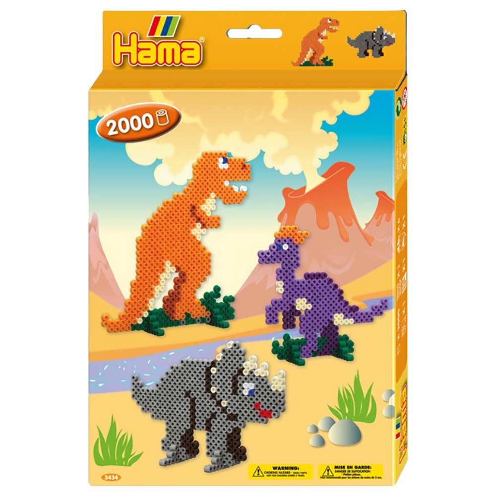 Hama - Midi Beads Hanging Box 2000pcs - Dino World