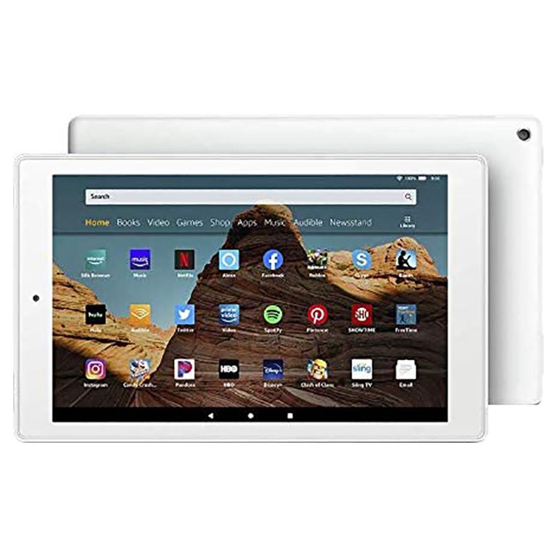 Amazon - Fire HD 10" 9th Generation Tablet 32GB 1080P - White