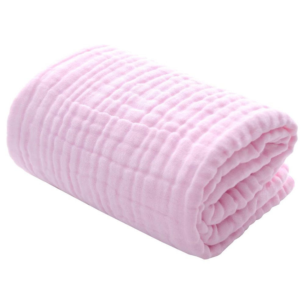 Anvi Baby - Organic Muslin Bath Towel- Tickled Pink