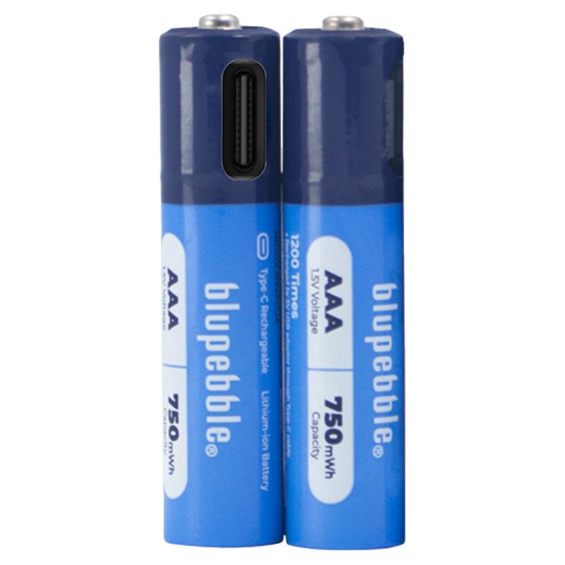 Blupebble - Blucell Type C AAA 500mAh Batteries - Pack of 2