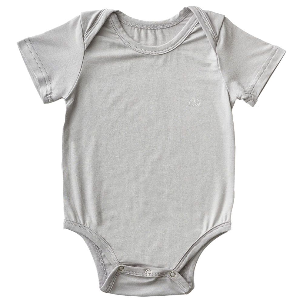 Anvi Baby - Organic Bamboo Spandex Bodysuit - Grey