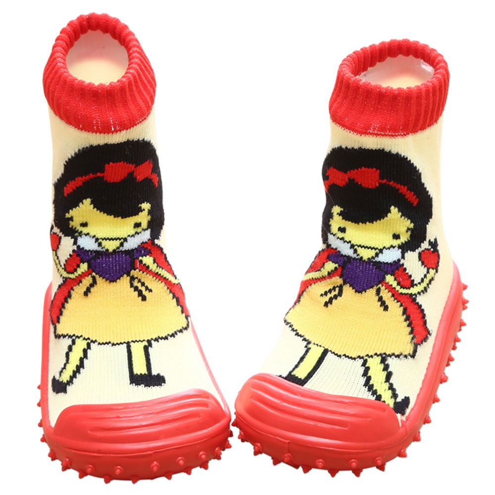 COOL GRIP Baby Shoe Socks Snow White