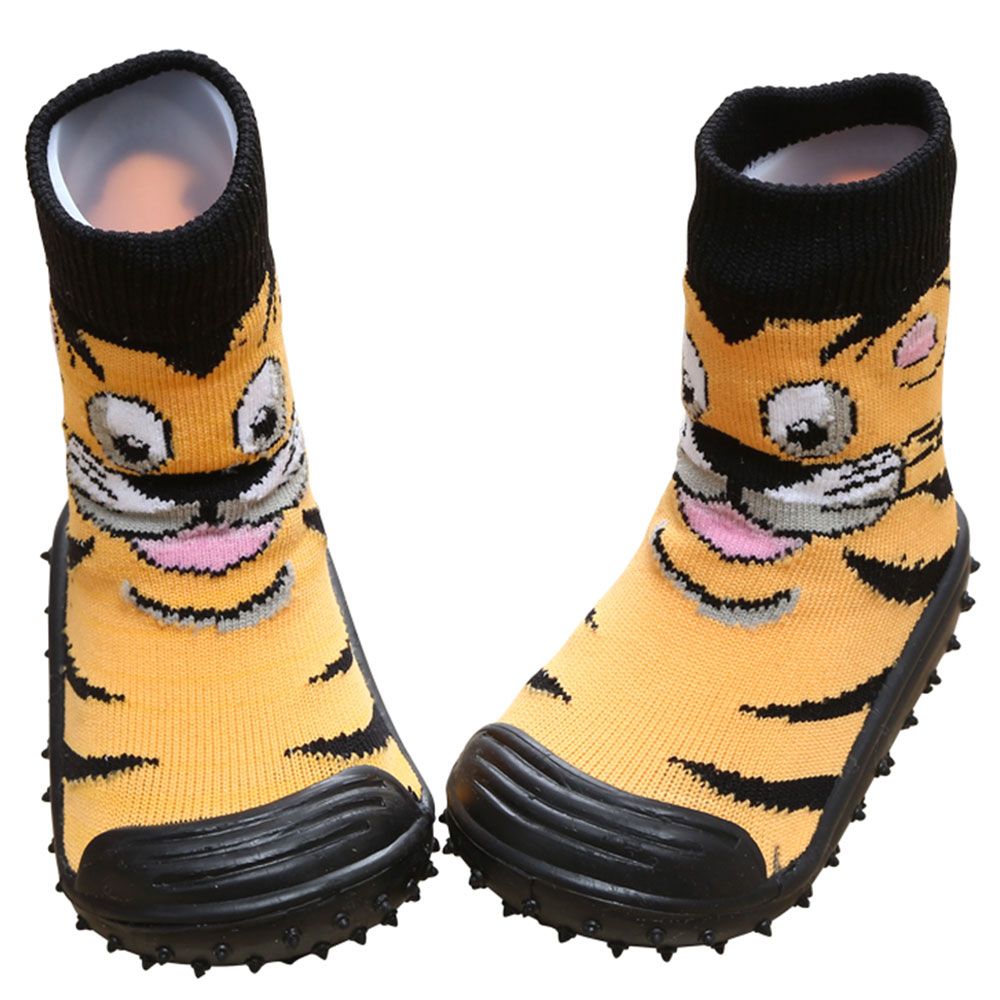 COOL GRIP Baby Shoe Socks Tiger Orange