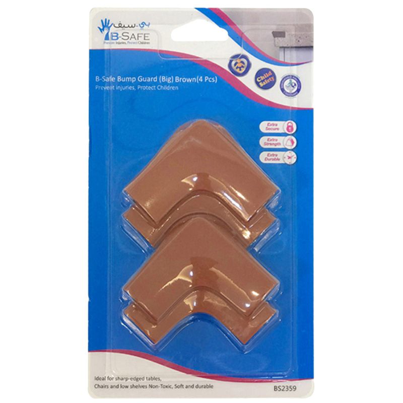 B-Safe - Bump Guard Big Pack of 4 - Brown