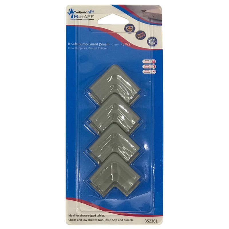 B-Safe - Bump Guard Small Pack of 8 - Grey