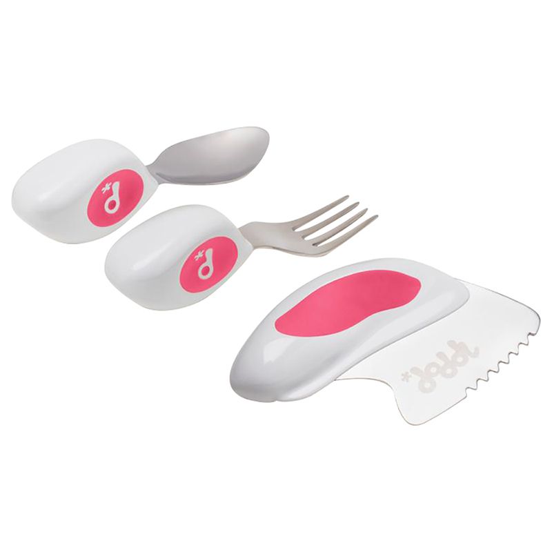 Doddl - 3 Piece Childrens Cutlery Magenta