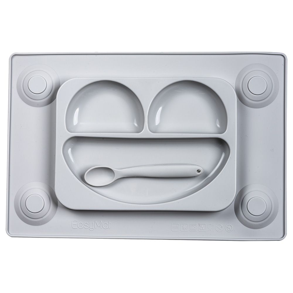 EasyTots - EasyMatOriginal Suction Plate - Grey