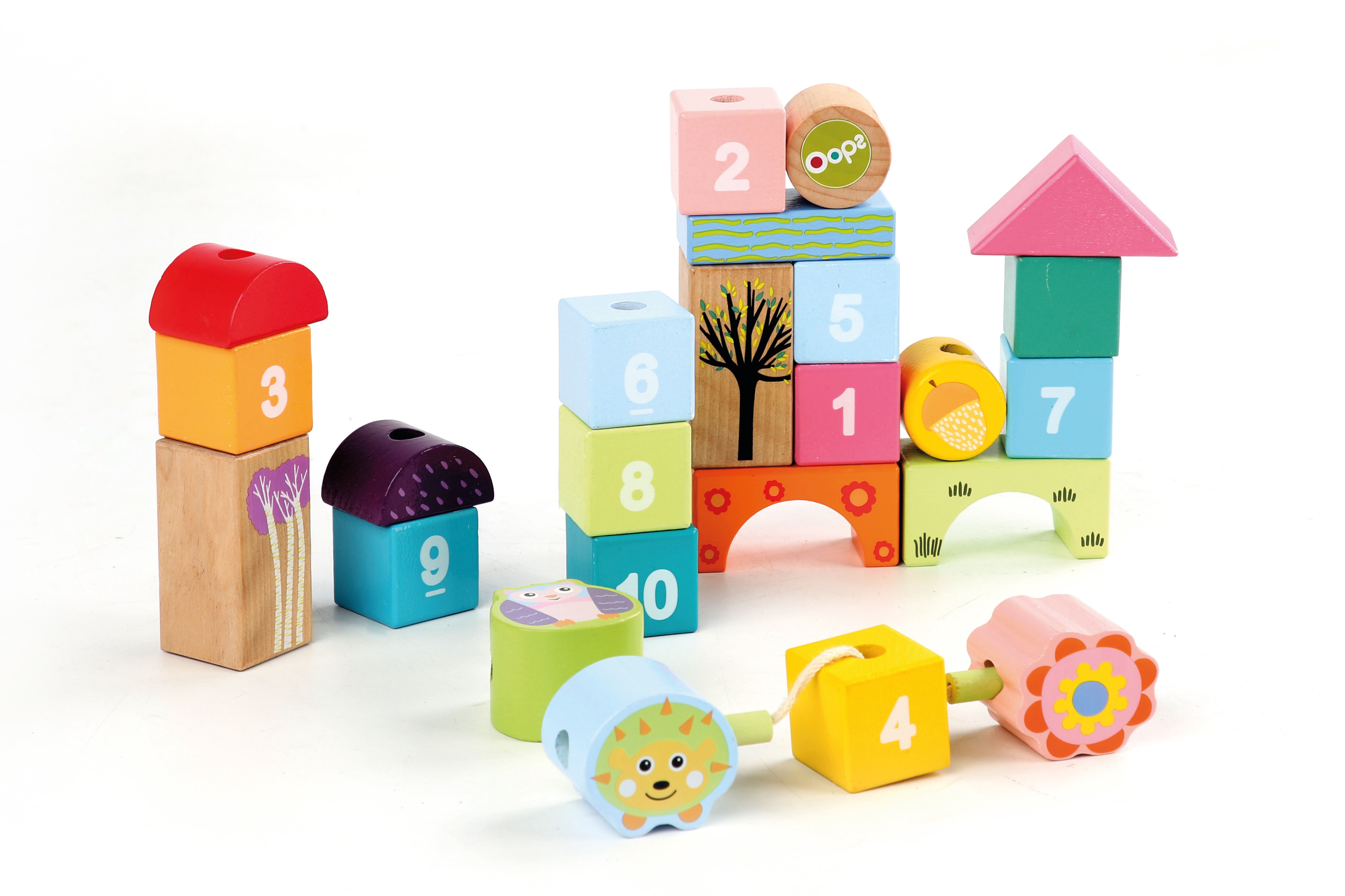 Oops - Thread & Play Numbers 24pcs