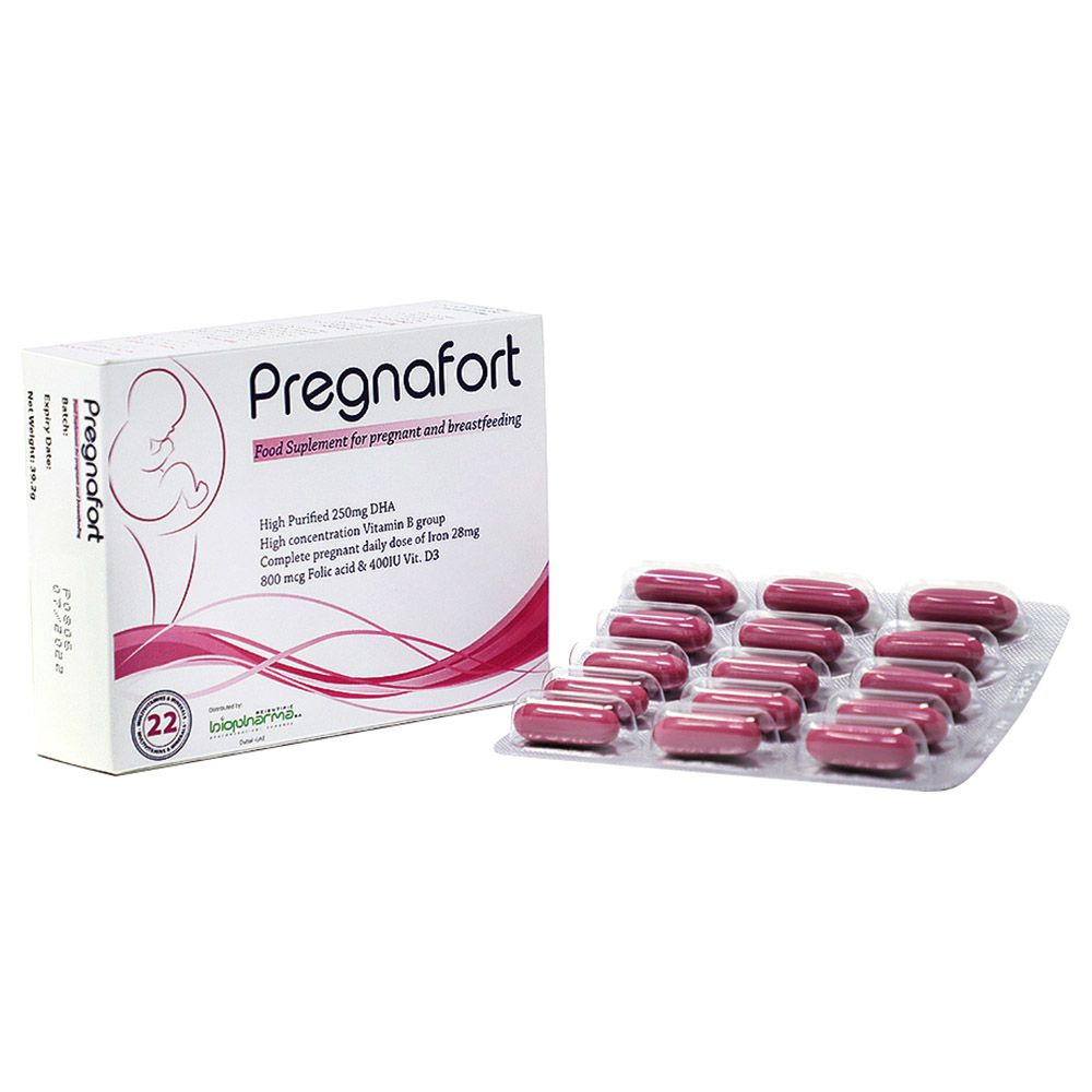 Biopharma - Pregnafort 30 Capsules