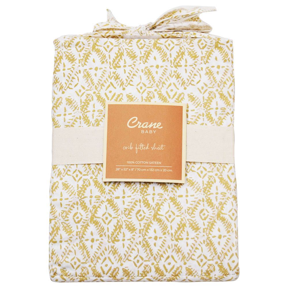 Crane Baby - Kendi Crib Sheet - Diamond