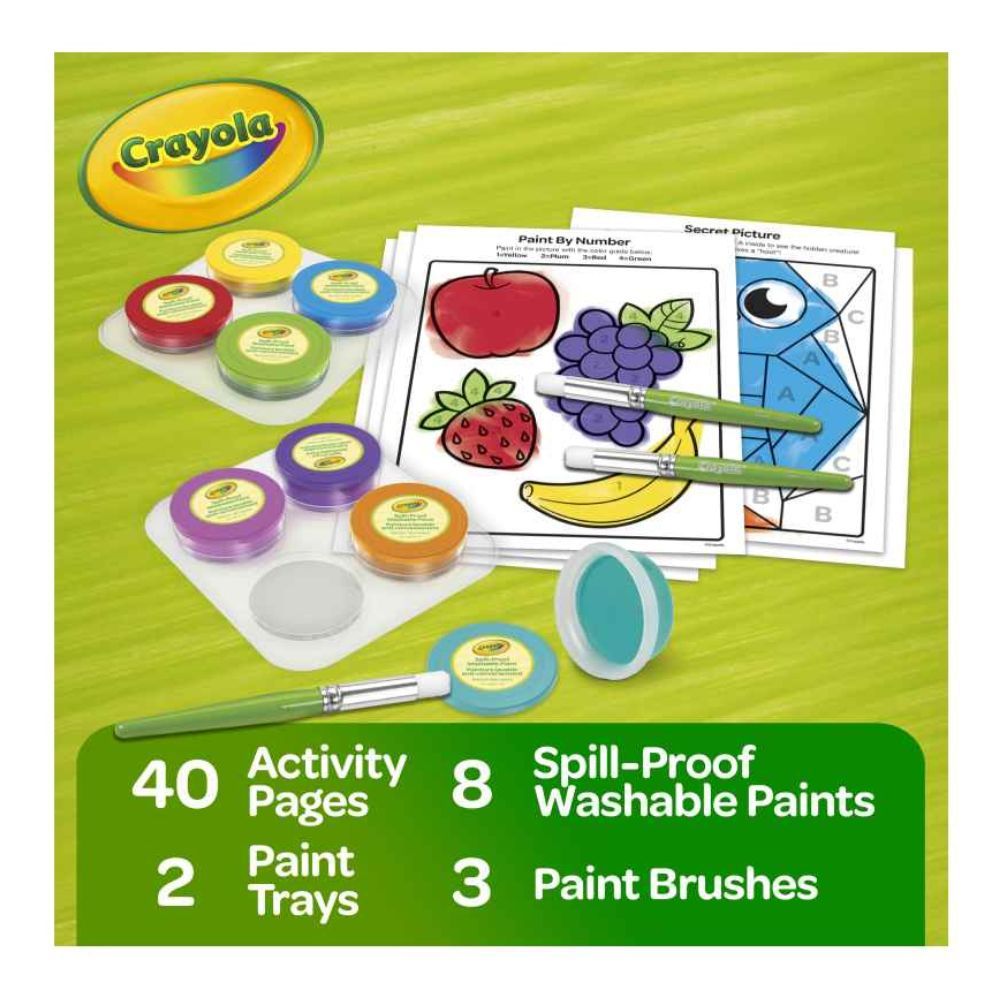 Crayola - Spill-Proof Paint Activity Kit