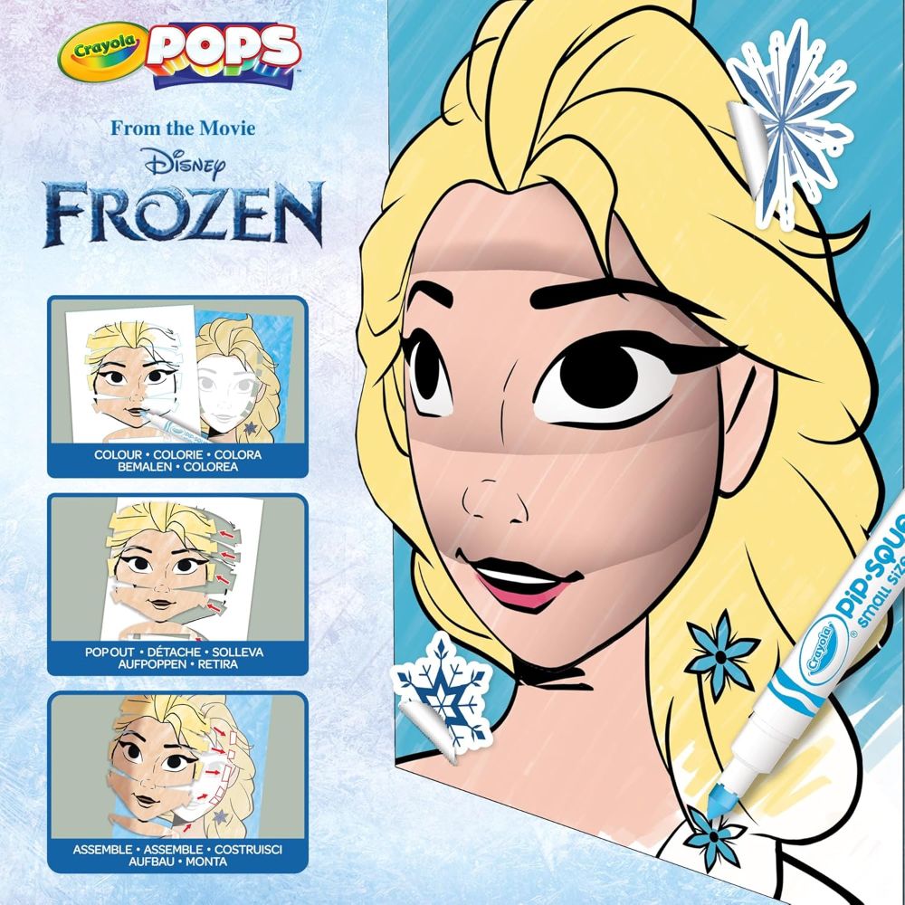 Crayola - Pops Disney Frozen 3D Activity Colouring Set