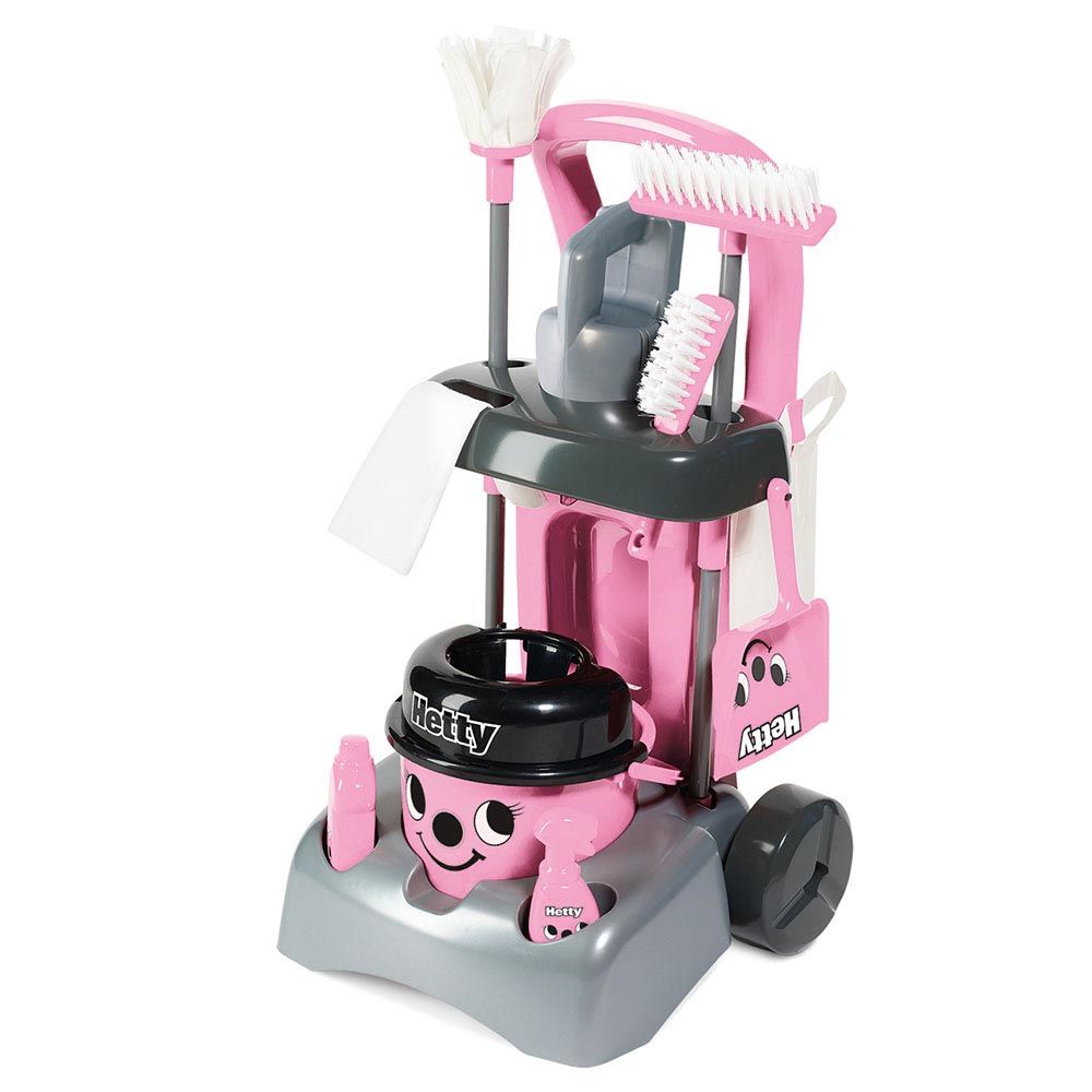 Casdon - Hetty Deluxe Cleaning Trolley For Kids - Pink