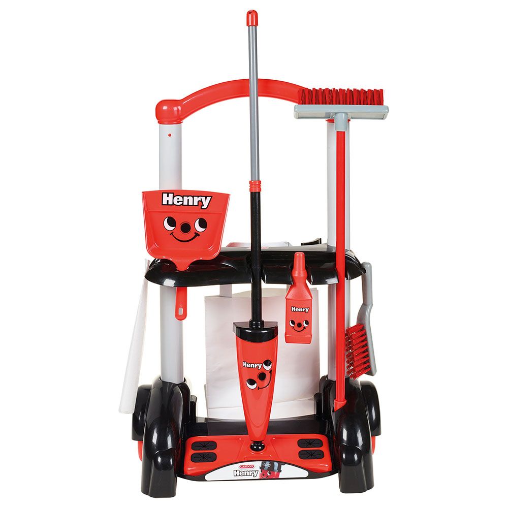 Casdon - Henry Cleaning Trolley - Red