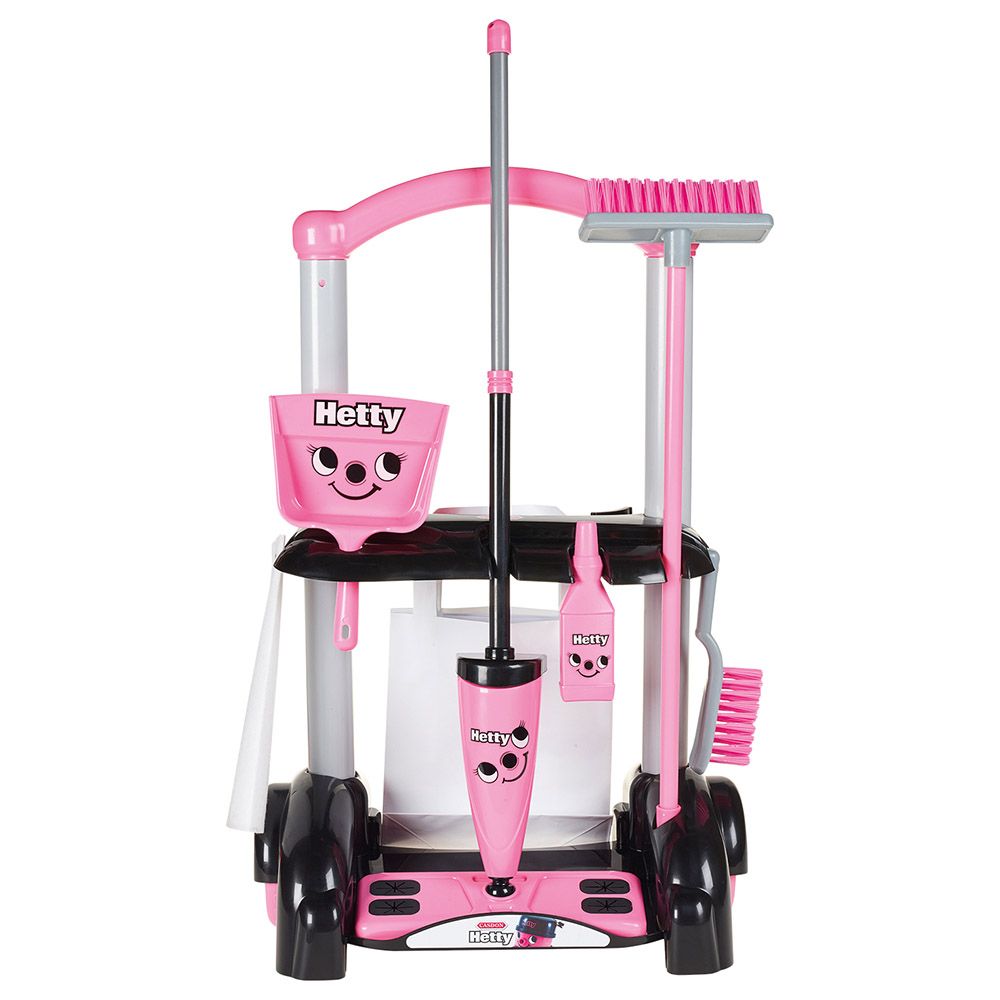 Casdon - Hetty Cleaning Trolley - Pink