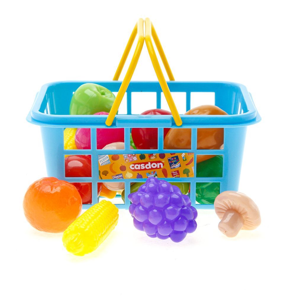 Casdon - Fruit & Veg Basket: Play Shop Set