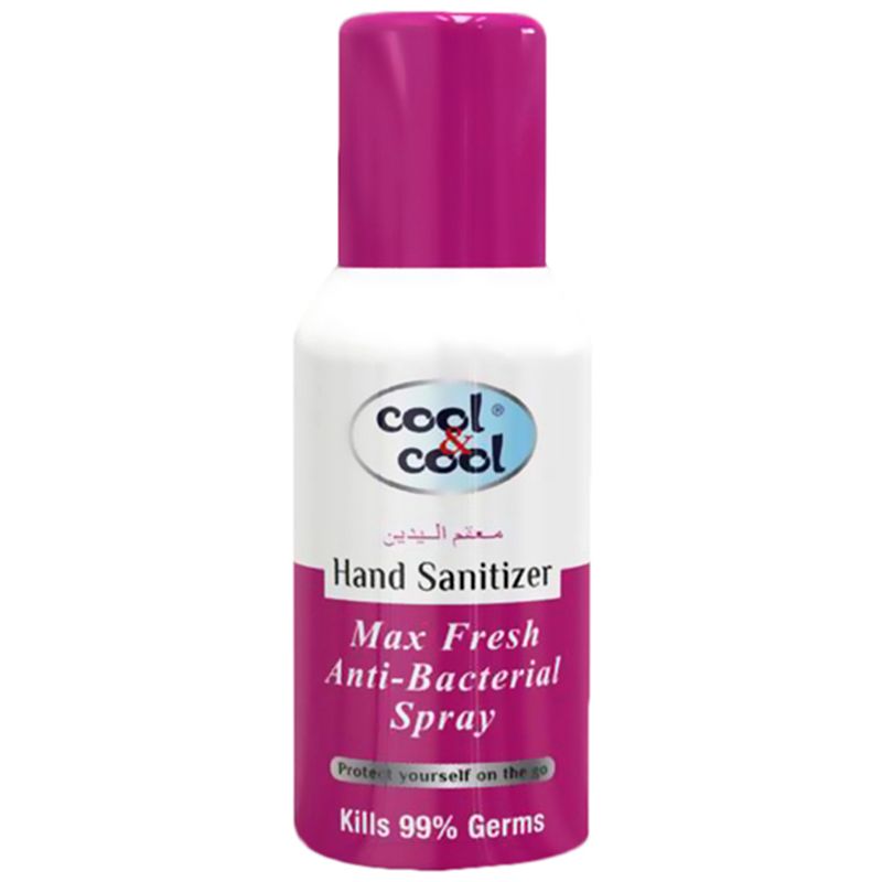 Cool & Cool Hand Sanitizer Max Fresh Spray 120ml