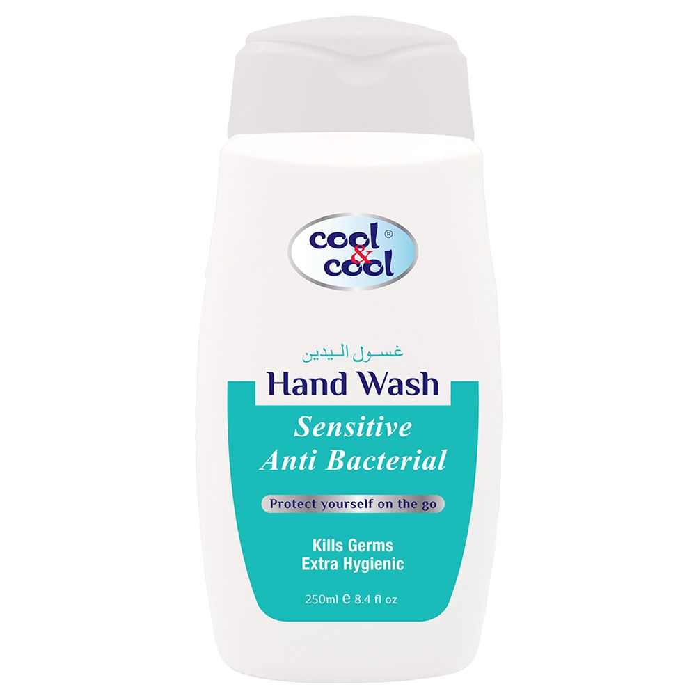 Cool & Cool Sensitive Hand Wash 250ml - Anti-Bacterial