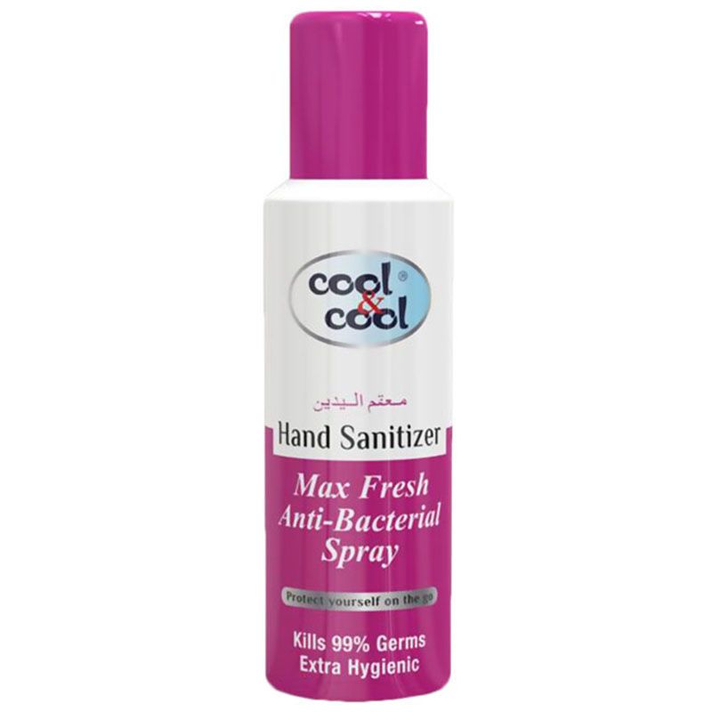 Cool & Cool Hand Sanitizer Max Fresh Spray 200ml