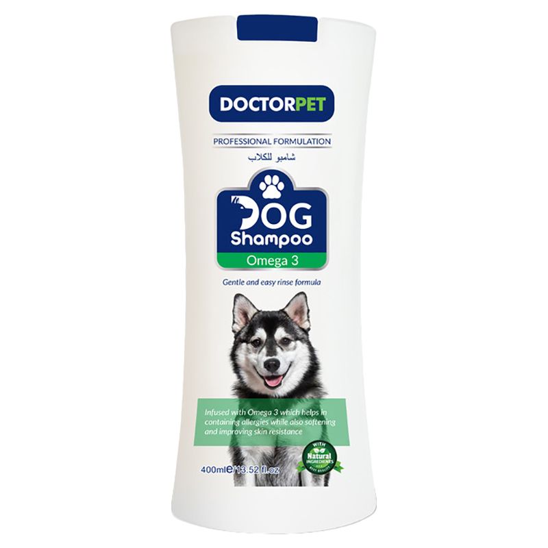 Doctor Pet Dog Shampoo 400ML – Omega-3, Gentle