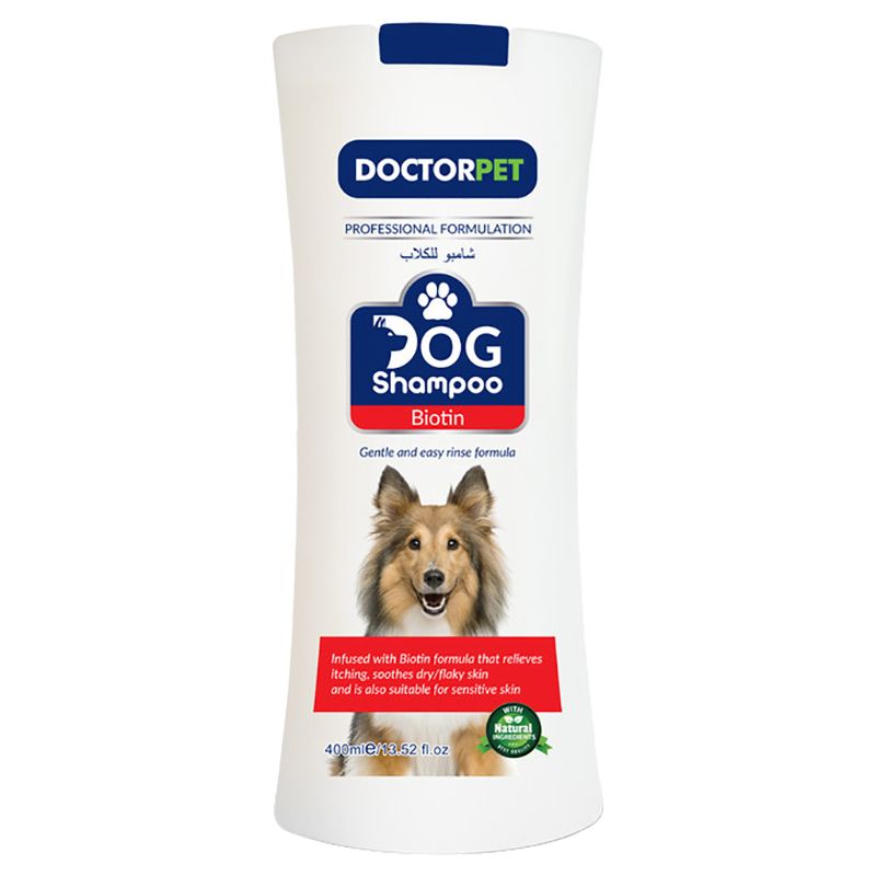 Doctor Pet Dog Shampoo 400ML – Biotin, Deep Cleaning