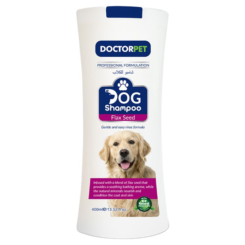 Doctor Pet Dog Shampoo 400ML – Flax Seed & Grape Seed