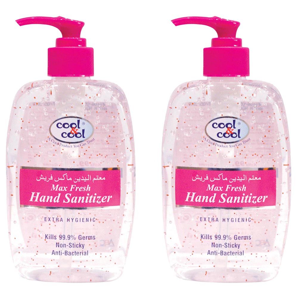 Cool & Cool - Max Fresh Hand Sanitizer 500ml - Pack of 2