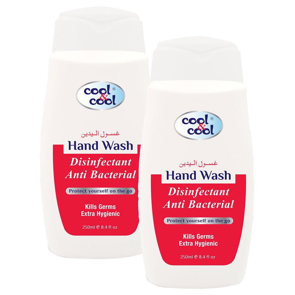 Cool & Cool - Anti-Bacterial Disinfectant Hand Wash 250ml x2